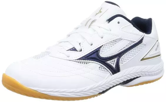 [Mizuno] Обувь для настольного тенниса Wave Drive 9 WhiteNavyGold 23,5 см 2E