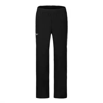 Mizuno Quick-Drying Breathable Lace-Up Mid-Waist Straight-Leg Knitted Sports Pants Unisex Pants Black C2CF43Z309 L