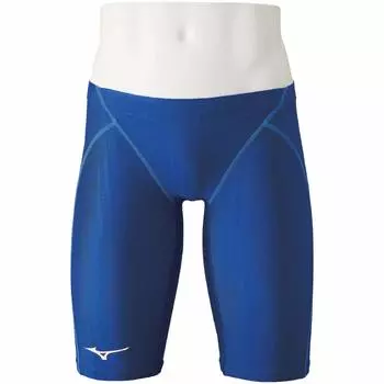 Mizuno Гоночный купальник Junior (мальчиков) Stream Ace Half Spats N2MB0422 Цвет: Синий размер: 130 ФИНА (Международная федерация плавания) Одобренный