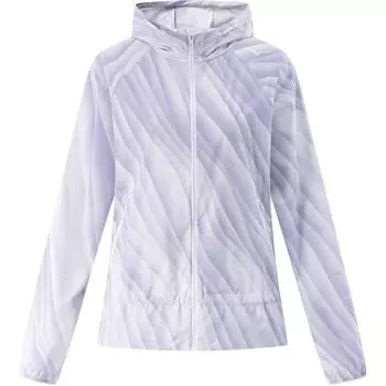 Mizuno Rhythm Series Hooded Lightweight Comfortable Versatile Long Sleeve Jacket Women Jacket Dark-Purple K2CE42R4 M