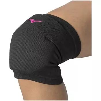 MIZUNO Volleyball Knee Supporter V2MYA200 Black x Magenta 1 Piece (With Pad/Women s)