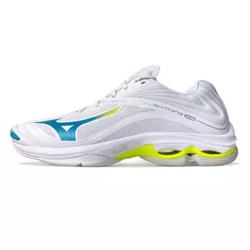 Mizuno Wave Lightning Z6 Бело-Синие Кроссовки Унисекс Солнечно-Желтый V1GA200022