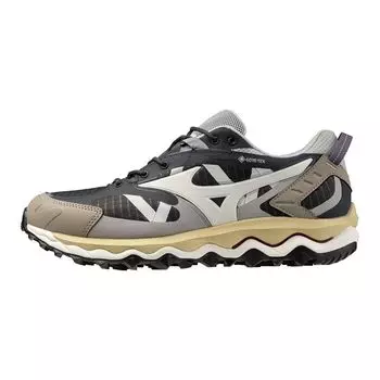 Mizuno Wave Mujin TL GTX Идеально для и Темно-серый x x Размер 2E Кроссовки Gore-Tex, Поездки на работу, Школа, Образ жизни, Повседневный, Молочно-бежевый, 24.5 см,