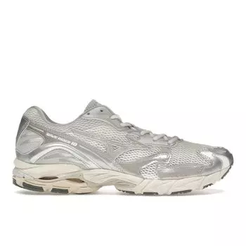 Mizuno Wave Rider 10 Металлические Белоснежные Мужские Кроссовки Mizuno-Snow-White White-Sand Nimbus-Cloud D1GA243104 39