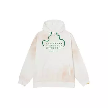 Mizuno X Randomevent Collaboration свободный крой тай-дай буква спортивная толстовка мужские толстовки Off-White D2CC24I102 XXL