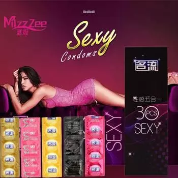 Mizz Zee 30 шт./кор., секс-уход, G-spot, нить, латексные натуральные презервативы для взрослых, безопасные