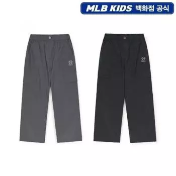 Mlb Kids Basic Outdoor Nylon Cargo Straight Pants blacks/120