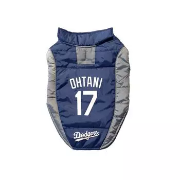 MLB Official Los Angeles Dodgers Shohei Otani Player Model Puffer Vest M Uniform Baseball Los Angeles Dodgers Pet