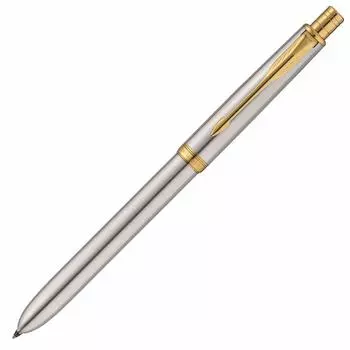Многофункциональная ручка PARKER Sonnet из нержавеющей стали GT 3 в 1, шариковая ручка 2 цвета и механический карандаш, подарочная коробка, подлинный импортный продукт S111306620