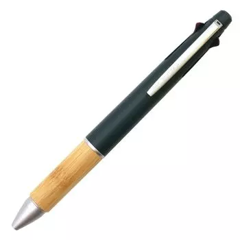 Многофункциональная шариковая ручка Jet Stream BAMBOO 4&1 [орегано-зеленый] MSXE5200B5.