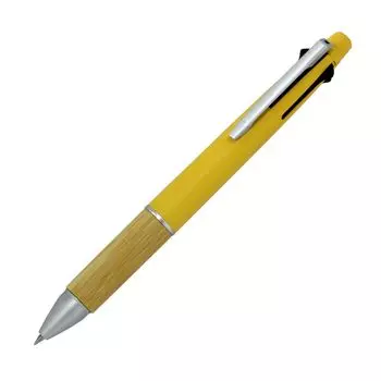 Многофункциональная шариковая ручка Jet Stream BAMBOO 4&1 [Mimosa Yellow] MSXE5200B5.M