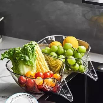 Многофункциональная сливная корзина для кухонной мойки, сито для раковины, сито для мойки, домашний органайзер, сито для фруктов