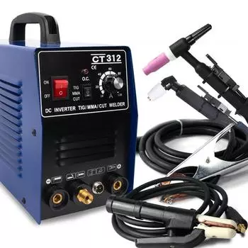 Многофункциональный CT312 3 в 1 220 В TIG MMA CUT TIG-сварочный инверторный сварочный аппарат 120A TIG/MMA 30A Плазменный резак