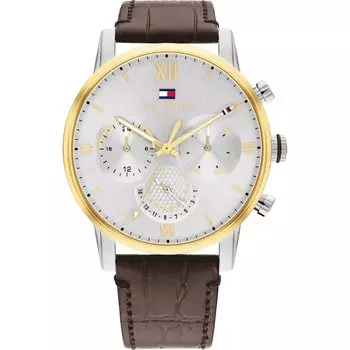 Многофункциональный коричневый кожаный ремешок 1791884 [Tommy Hilfiger] Мужской [Товар]