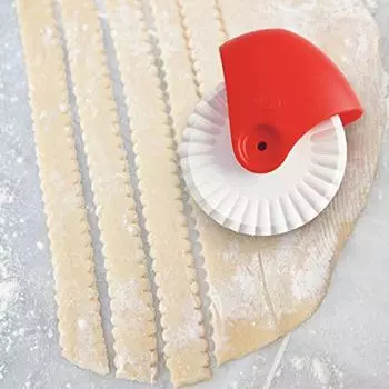 Многофункциональный роликовый нож для теста и нож для пиццы Twisted Pizza Wheel