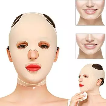 Многоразовая 3D-красота для девочек, повязка для похудения для лица, V-образный формирователь, против морщин, подтяжка лица, маска для сна 1PC