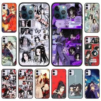 Mo Dao Zu Shi Wei Wuxian чехол с книгой в стиле аниме для iPhone 13 14 11 12 Pro Max 7 8 Plus SE X XR XS Роскошные силиконовые чехлы для телефонов iPhone 7 8 SE