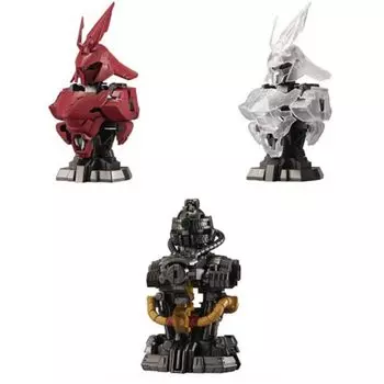 Мобильный костюм Гандам MS Механический бюст 07 MSN-04 Sazabi Все 3 типа набор Полный комп Gacha Gacha капсульная игрушка