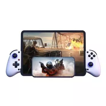 Мобильный телефон растягивающийся игровой контроллер беспроводной BT мобильный игровой контроллер беспроводной геймпад для Switch/ПК/Android/iOS/Xbox белый