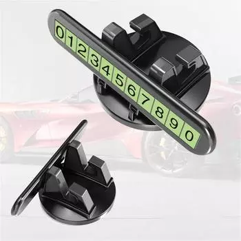 Mobile Phone Holder with phone Number for GPS on Car dashboard