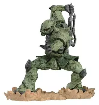 Mobile Suit Gundam Gohan Zaku Stands on Regular Color Banpresto Prize MS-06 Gundam Earth Ver.