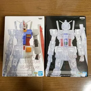 Мобильный костюм Gundam ВНУТРЕННЯЯ СТРУКТУРА RX-78-2 Gundam ОРУЖИЕ версия. Все 2 типа в комплекте