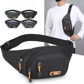 Mobile Waist Bag for Both Men and Women Multifunctional Large Capacity Anti Splash Business