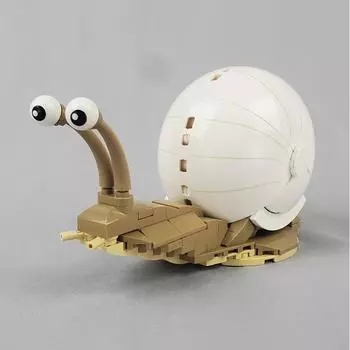 MOC-109409 snail model creative building block model children s enlightenment educational toy S