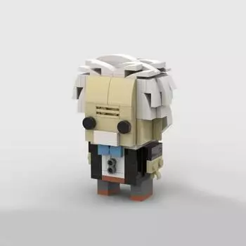 MOC Building Block Assembly Brickheadz Gift Creative Model Toy Scientist