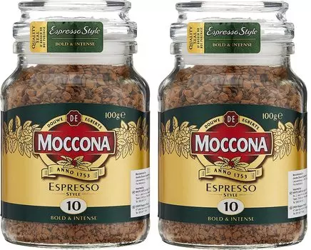 Moccona Espresso 100g x 2 bottles Instant (bottle/refill)