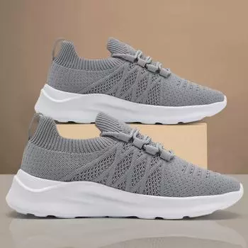 мода Fujeak Platform Casual Sneaks Дизайнерский бренд Luxury Women Walking Running Hiking Woman Sports Shoes Массивные теннисные туфли 36 светло-серый