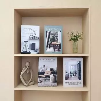 Мода Поддельные Книги Орнамент Стрельбы Реквизит Домашняя Книжная Полка Декор Декоративная Имитация Книги