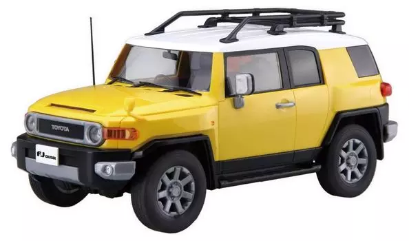 Модель автомобиля Fujimi NEXT Series Toyota FJ Cruiser тоновая цветовая кодировка пластиковая модель автомобиля NX10 1/24 № 10 (Два желтых)