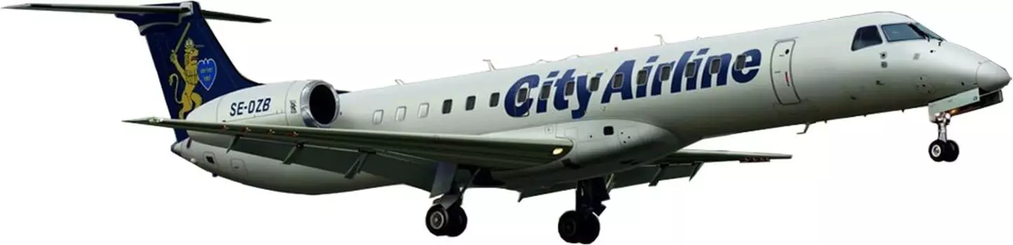 Модель Embraer Regional Jet Пластиковая модель AM72381 1/72 EMB-145EU/EP