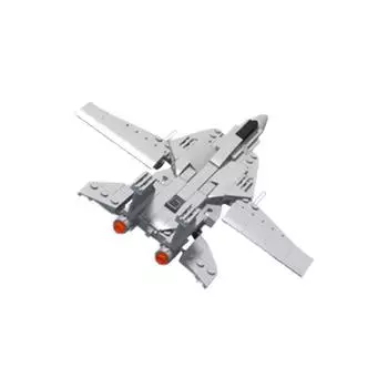 Модель истребителя ВВС F14 Panda Bricks Самолет Авиация Творческий Военный Военный Строительные Блоки Игрушки для Детей День Рождения