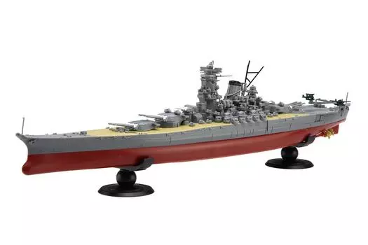 Модель корабля Fujimi серии NEXT, японский военно-морской линкор Yamato, пластиковая модель корабля NX1 1/700 № 1 (Старый пьедестал)