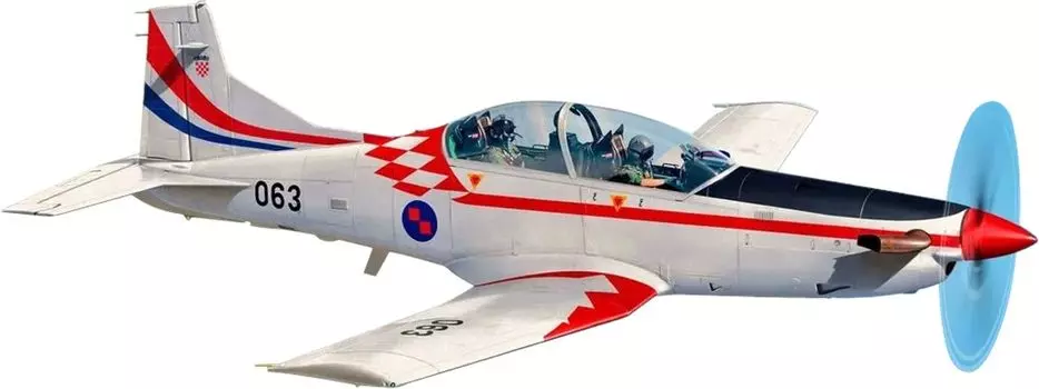 Модель КП Pilatus over Europe пластиковая модель KPM0468 1/72 PC-9M
