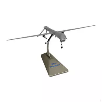 Модель самолета-беспилотника MQ-1 Predator в масштабе 1/72 с демонстрационной подставкой, разведывательный самолет для