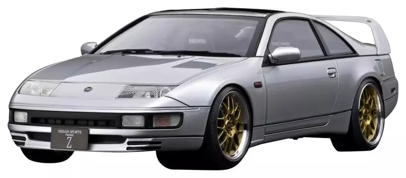 модель зажигания Nissan Fairlady Z Silver готовое изделие 1/18 (Z32)2на2