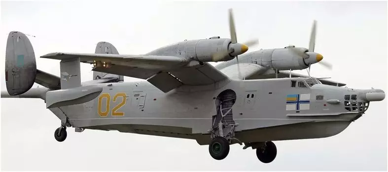 Модели Bit Украинский военно-морской авиакорпус Бериев Чайка летающая лодка Пластиковая модель MVT72012 1/72 Бе-12