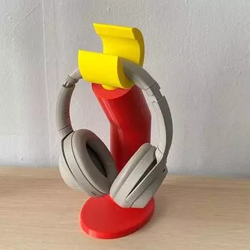 Modeling Headphone Stand Computer Headphone Hanger Figurines Desktop Creative Stand Shelf Accessories Miniatures Decor Crafts A