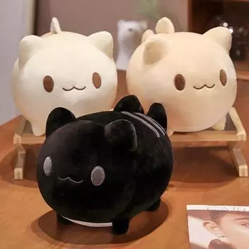 Моделирование Креатив 20/25 см Мультяшные фигурки кошек Супер мягкие животные куклы Декор для дома и офиса Игрушки Супер мягкие Подарки для девочек и мальчиков about 20x25cm