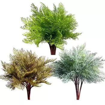 Моделирование зеленого растения 7 вилок Phoenix Pine Bundle Home Flower Decoration Shooting Requis 7 fork Phoenix pine