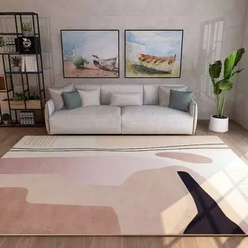 Modern Crystal Velvet Rug Affordable Large Area Home Bedroom Rug Living Room Sofa Coffee Table Mat Simple Lounge Mat 40x60cm
