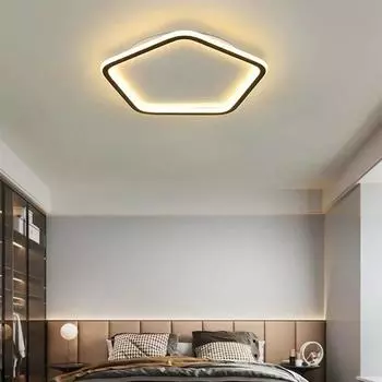 Modern LED Ceiling Lamp For Living Dining Bedroom Study Aisle Balcony Chandelier Luster Indoor Home Decoratioan Lighting Fixture Warm White