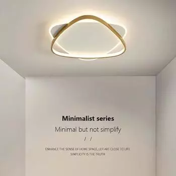 Modern LED Ceiling Lamp for Living Dining Room Aisle Bedroom Cloakroom Ceiling Light Indoor Home Decor Lighting Fixture Luster Warm white(no RC)