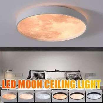 Modern LED Wall Lamp Moon Indoor Lighting For Bedroom Living Hall Room HOME Decoration Fixture Lights 18W, 24W decorate Lusters Lamp 220V mini black Natural white