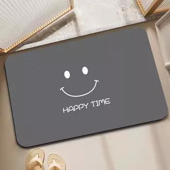 Modern Simple Bathroom Door Dirty and Non-slip Mat Household Bathroom Absorbent Quick Drying Diatom Mud Mat 40*60cm