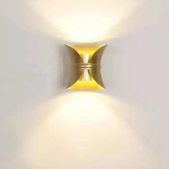 Modern Simple Interior Wall Light LED Stainless Steel Home Lighting Bedroom Living Room Decoration Wall Lamps Aisle Corridor Warm White (2700-3500K) белый
