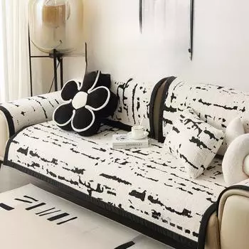 Modern Simple Sofa Cushion High-Grade Non-Slip Stain-Resistant Cushion Backrest Towel New Full-Bed Sofa Cover Cloth 70*70cm